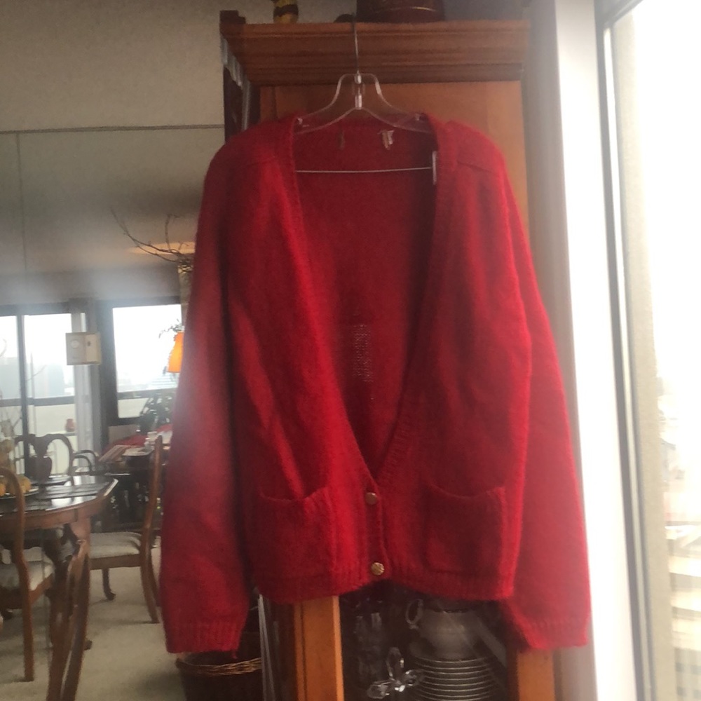 Red Mohair Sweater